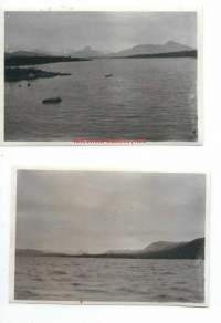 Kilpisjärvi 1949   - valokuva 6x9 cm  2 kpl