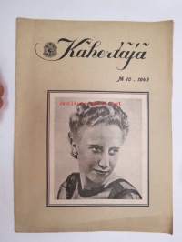 Kähertäjä 1943 nr 10, ammattilehti, sis. mm. kuvia muodikkaista kampauksista