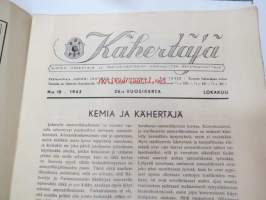 Kähertäjä 1943 nr 10, ammattilehti, sis. mm. kuvia muodikkaista kampauksista