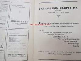 Kähertäjä 1943 nr 10, ammattilehti, sis. mm. kuvia muodikkaista kampauksista