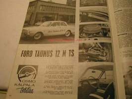 Moottori 1964 nr 4, sis. mm. seur. artikkelit / kuvat / mainokset; Kannessa Citroén, Jääratakausi on ohi, Osmo Kalpala testaa Ford Taunus 12 M TS, Vauhdin