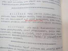 Putkimies Helluntaina 1951 - Lakossa olevien turkulaisten putkimiesten äänenkannattaja