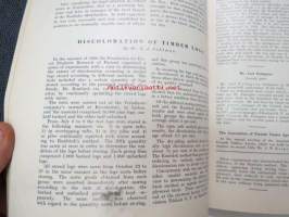 The Finnish Paper and Timber Journal 1937 Monthly reports -sidottu vuosikerta