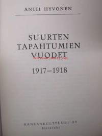 Suurten tapahtumien vuodet 1917-1918