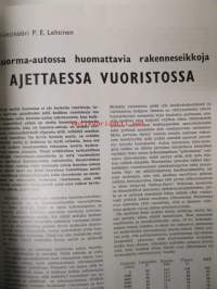 Suomen Autolehti 1966 nr 1, sis. mm. seur. artikkelit / kuvat / mainokset; Kannessa Tyylikkäästi talviurheilemaan urheilullinen Simca 1500, Fiat-bussit tulevat,