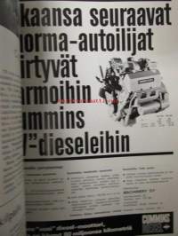 Suomen Autolehti 1966 nr 8, sis. mm. seur. artikkelit / kuvat / mainokset; Kannessa FARGO FK 900 - moottori Chrysler V8, Fiat 1100 R tulossa Suomeen, Studebakerin