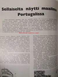 Suomen Autolehti 1961 nr 4, sis. mm. seur. artikkelit / kuvat / mainokset; Kannessa Kuormakone Oy 17.500 nummi-kippi, Levacar-pintaliitäjä Bilia:n vetonumerona,