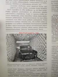 Suomen Autolehti 1961 nr 4, sis. mm. seur. artikkelit / kuvat / mainokset; Kannessa Kuormakone Oy 17.500 nummi-kippi, Levacar-pintaliitäjä Bilia:n vetonumerona,
