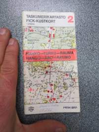 Taskumerikartasto / Fick-kustkort 2 Hanko-Turku-Rauma / Hangö-Åbo-Raumo 1:200 000