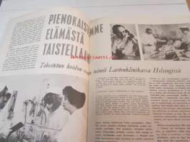 Uusi Nainen 1965 nr 9, Denis Duperley haastateltavana, Väinö Kirstinä, koletoista ei ole onnettomuuden luku - Linnea Baak Pellon Saukkoriipissä, pienokaistemme