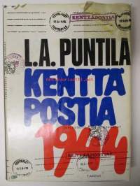 Kenttäpostia 1944 - L.A. Puntilan omakätinen tervehdys v. 1975