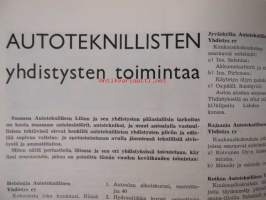 Suomen Autolehti 1965 nr 6-7, Linja-autoliike Veikko Uotila 40-vuotias, Linja-autojen kehitys - Volvon näkökulma, Bendix-levyjarrut, Turun Laatuauto uusiin suojiin