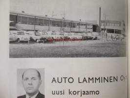 Suomen Autolehti 1965 nr 6-7, Linja-autoliike Veikko Uotila 40-vuotias, Linja-autojen kehitys - Volvon näkökulma, Bendix-levyjarrut, Turun Laatuauto uusiin suojiin