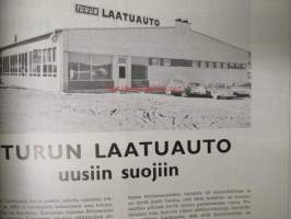 Suomen Autolehti 1965 nr 6-7, Linja-autoliike Veikko Uotila 40-vuotias, Linja-autojen kehitys - Volvon näkökulma, Bendix-levyjarrut, Turun Laatuauto uusiin suojiin