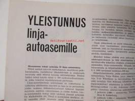 Suomen Autolehti 1965 nr 6-7, Linja-autoliike Veikko Uotila 40-vuotias, Linja-autojen kehitys - Volvon näkökulma, Bendix-levyjarrut, Turun Laatuauto uusiin suojiin