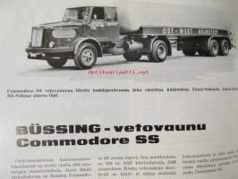 Suomen Autolehti 1965 nr 10, sis. mm. seur. artikkelit / kuvat / mainokset;   Büssing-vetovaunu Commodore SS, Saab näyttely, Oskilloskooppi sytytysjärjestelmän