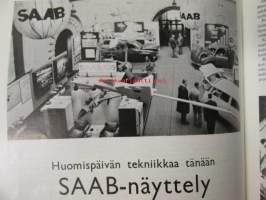 Suomen Autolehti 1965 nr 10, sis. mm. seur. artikkelit / kuvat / mainokset;   Büssing-vetovaunu Commodore SS, Saab näyttely, Oskilloskooppi sytytysjärjestelmän