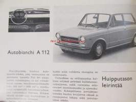 Suomen Autolehti 1969 nr 11, sis. mm. seur. artikkelit / kuvat / mainokset; Ford Maverick, Autobianchi A 112, Renault 6, Vauxhall Viva 1970, katso sisältö kuvista