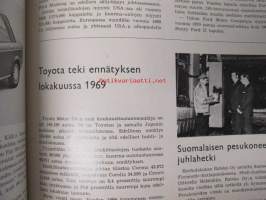 Suomen Autolehti 1970 nr 1, sis. mm. seur. artikkelit / kuvat / mainokset; Audi 60, Vuoden auto Fiat 128 1969, Saab ja Nokia yhteistyöhön, Nelivetoinen teli Volvo
