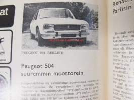 Suomen Autolehti 1970 nr 11, sis. mm. seur. artikkelit / kuvat / mainokset;    Triumph Toledo 1500 ja Triumph Stag, katso sisältö kuvista tarkemmin.
