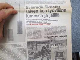 Moottoriviesti 1967 nr 12, sis. mm. seur. artikkelit / kuvat / mainokset; Kestotesti Wartburg 1000 loppuarvostelu, Kestotestissä Toyota Corolla NSU 110 SC, Koeajo