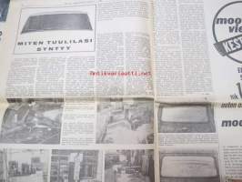 Moottoriviesti 1967 nr 12, sis. mm. seur. artikkelit / kuvat / mainokset; Kestotesti Wartburg 1000 loppuarvostelu, Kestotestissä Toyota Corolla NSU 110 SC, Koeajo