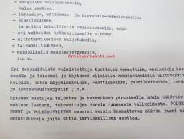 Köysi Oy Virrat - tuoteluettelo, sisältää yleistietoa köysista ja niiden ominaisuuksista pleissaus- sekä solmunteko-ohjeita tekokuituköysille, erityisesti