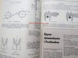 Svensk Sjöfartskalender med nautisk almanack  1973 - ruotsalainen  merenkulkukalenteri / almanakka  / vuosikirja 1973