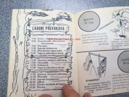 Laagriraamat  - Eesti skautide malev USA-s Skaudilaager Pohjatäht 27.aug. - 5. sept. 1965, Lakewood, N.J. -eestiläisaustaisten partiolaisten leirikirja