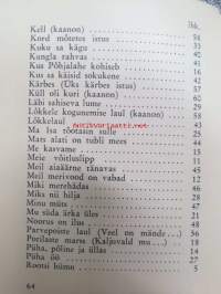 Laulge poisid  - Laulik Hundudele -Eesti skauttöö keskus Rootsis -partiolaisen (sudenpennun) laulukirja, eestitiläistaustaiset partiolaiset Ruotsissa