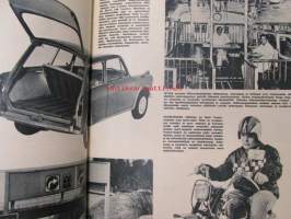 Tekniikan Maailma 1966 nr 9, sis. mm. seur. artikkelit / kuvat / mainokset; Ääntä nopeampaa valokuvausta, Matkailuperävaunujen esittelyssä tekniset tiedot ja