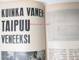 Tekniikan Maailma 1966 nr 8, sis. mm. seur. artikkelit / kuvat / mainokset; Volga TM testissä, Rakennamme transistoreista, Vaneriveneen geometriaa, ( veneen