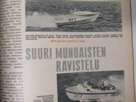 Tekniikan Maailma 1966 nr 7, sis. mm. seur. artikkelit / kuvat / mainokset; Oikea aika päättää perämoottorin ostosta, Avaruusasuntomme, Rakennamme