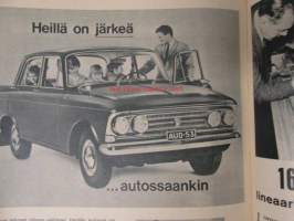 Tekniikan Maailma 1966 nr 7, sis. mm. seur. artikkelit / kuvat / mainokset; Oikea aika päättää perämoottorin ostosta, Avaruusasuntomme, Rakennamme