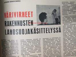 Tekniikan Maailma 1966 nr 6, sis. mm. seur. artikkelit / kuvat / mainokset; Rakennamme transistoreista, Vesiliiveissä kuuhun, Kiilto kylkiin - vene vesille,