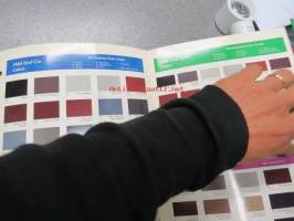 Ford USA 1986, -87, -88 Interior &amp; Exterior Touch-Up paint color chart -värikartta korjausmaaleista