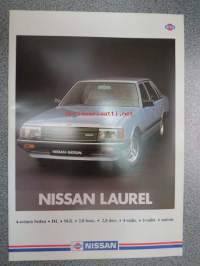 Nissan Laurel 4-ovinen Sedan, DL, SGL, 2,0 bens., 2,8 dies., 4-vaiht., 5-vaiht, autom. -myyntiesite