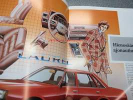 Nissan Laurel 4-ovinen Sedan, DL, SGL, 2,0 bens., 2,8 dies., 4-vaiht., 5-vaiht, autom. -myyntiesite