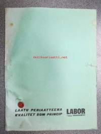 Labor - Laatu periaatteena / Kvalitet som princip - Todistus puimurinkuljettajakursseista 1966 + Miten leikkuupuimurilla saadaan hyviä puintituloksia +