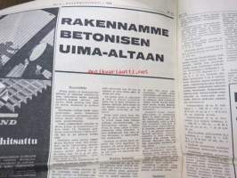 Rakennusviesti-lehtiä 10 kpl vv. 1961-1970