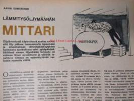 Tekniikan Maailma 1966 nr 14, sis. mm. seur. artikkelit / kuvat / mainokset; Eristysvastusmittari kytkentäkaavio ja osaluettelo, Helikopteri Hughes 300,