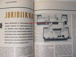 Tekniikan Maailma 1966 nr 13 -sis. mm. Kansikuva + artikkeli &quot;Auto pesukoneessa&quot; - kuvassa Volkswagen rek. nr. ZP-648,  Linton kaiutinkotelot, ASA matka-