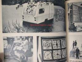 Tekniikan Maailma 1966 nr 12, sis. mm. seur. artikkelit / kuvat / mainokset;   Auto ja avioliitto, Kesämökin passipoliisi - eli hälytyslaite luvattomien