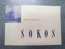 Sokos Helsinki H. E. Blomqvist kreditkort nr 00445 -muovikortti- / muovirahakauden alkuaikojen nostalginen tavaratalon luottokortti