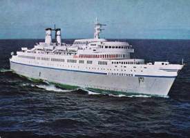 Laivakortti Finnpartner, 1968.