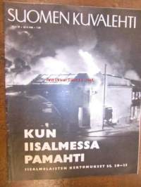 Suomen Kuvalehti 1965 / 39, 25.9. sis mm.Kun Iisalmessa pamahti,kansikuva+artikkeli.tupakkavarkaan muistelmat,Lemetti.Kaupungin johtajat kehuvat omaansa Turku