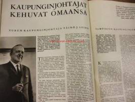 Suomen Kuvalehti 1965 / 39, 25.9. sis mm.Kun Iisalmessa pamahti,kansikuva+artikkeli.tupakkavarkaan muistelmat,Lemetti.Kaupungin johtajat kehuvat omaansa Turku