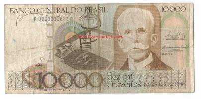 Brasilia 10 000 Cruizeiro 1986  / seteli