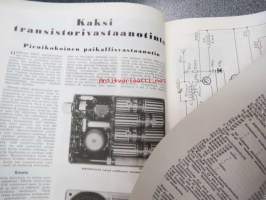 Tekniikan Maailma 1957 nr 10, sis. mm. seur. artikkelit / kuvat / mainokset; Yksikiskoinen Alweg-rata, Ruotsissa rakennetaan hyviä lentokoneita - miksi ei