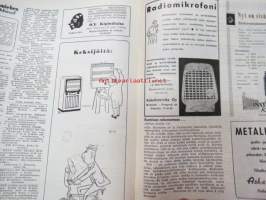 Tekniikan Maailma 1957 nr 10, sis. mm. seur. artikkelit / kuvat / mainokset; Yksikiskoinen Alweg-rata, Ruotsissa rakennetaan hyviä lentokoneita - miksi ei